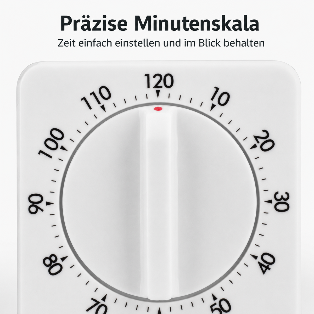 Eurotime Kurzzeitmesser 13610, Weiß