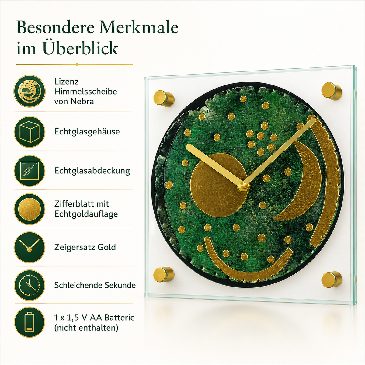 Himmelsscheibe von Nebra Tischuhr