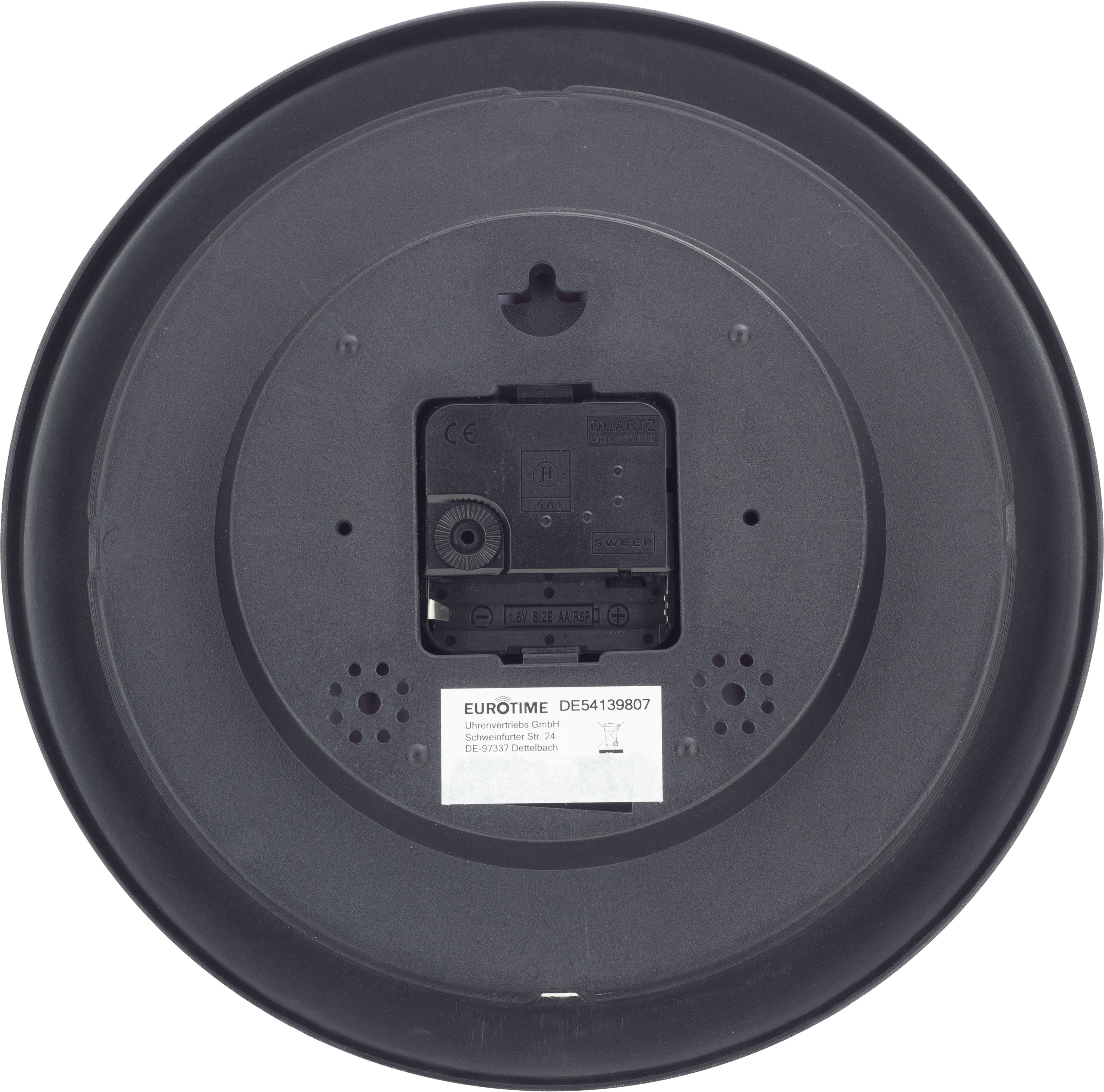 Kinder-Quarzwanduhr 80020, ⌀ 25 cm