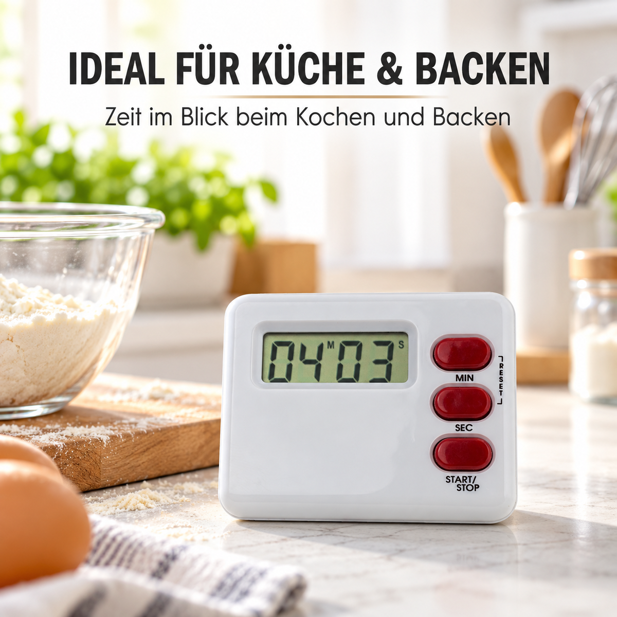 Eurotime Timer 10102, Weiß