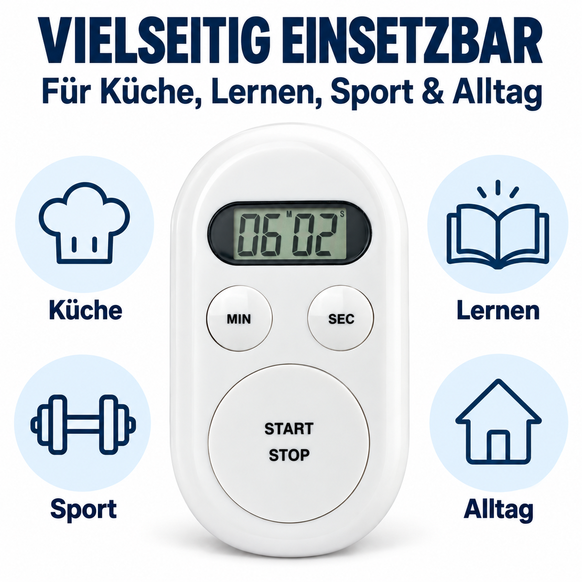 Eurotime Timer 11080, Weiß
