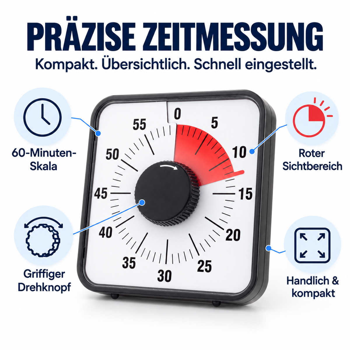 Eurotime Timer 13100, Schwarz