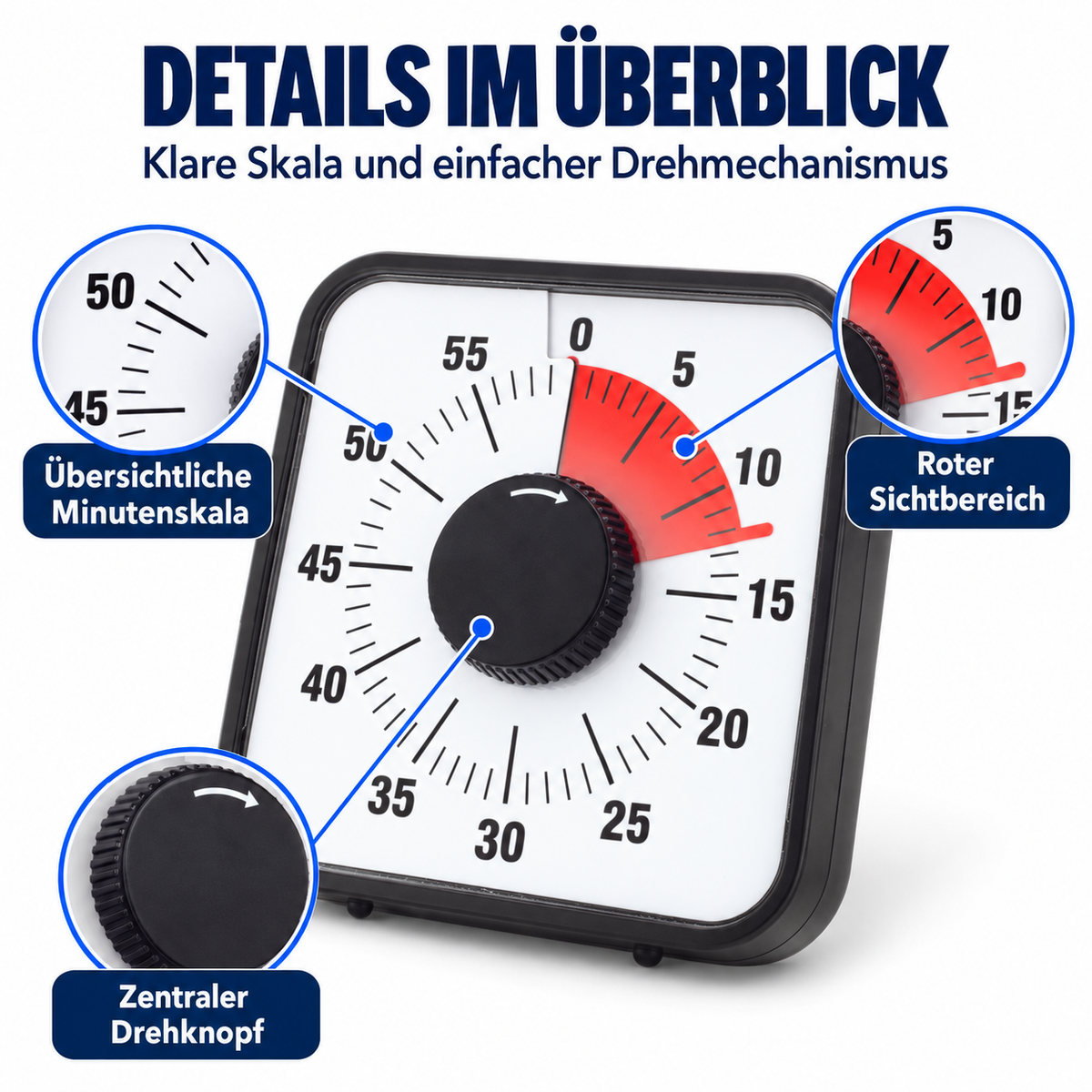 Eurotime Timer 13100, Schwarz