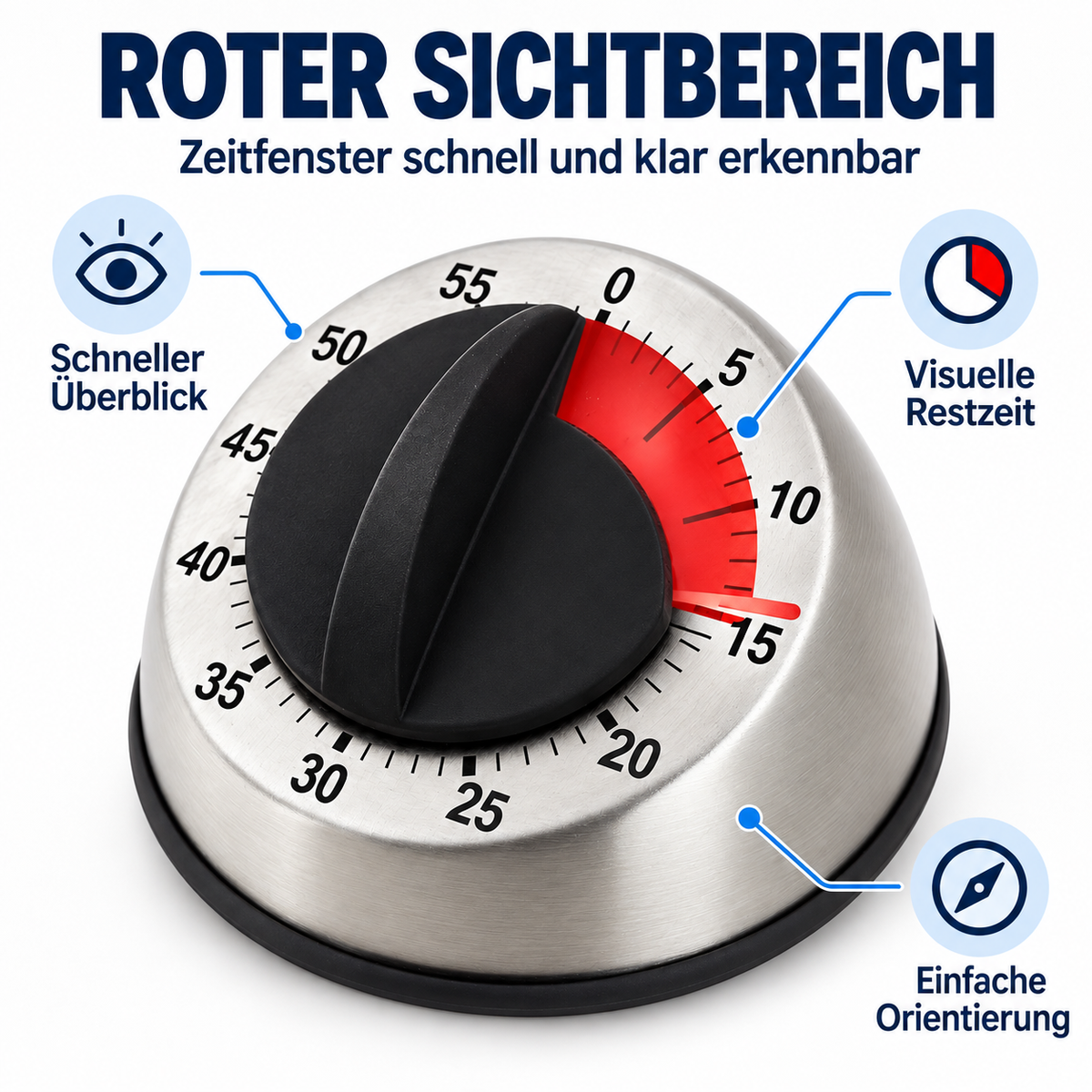 Eurotime Timer 13906, Silber