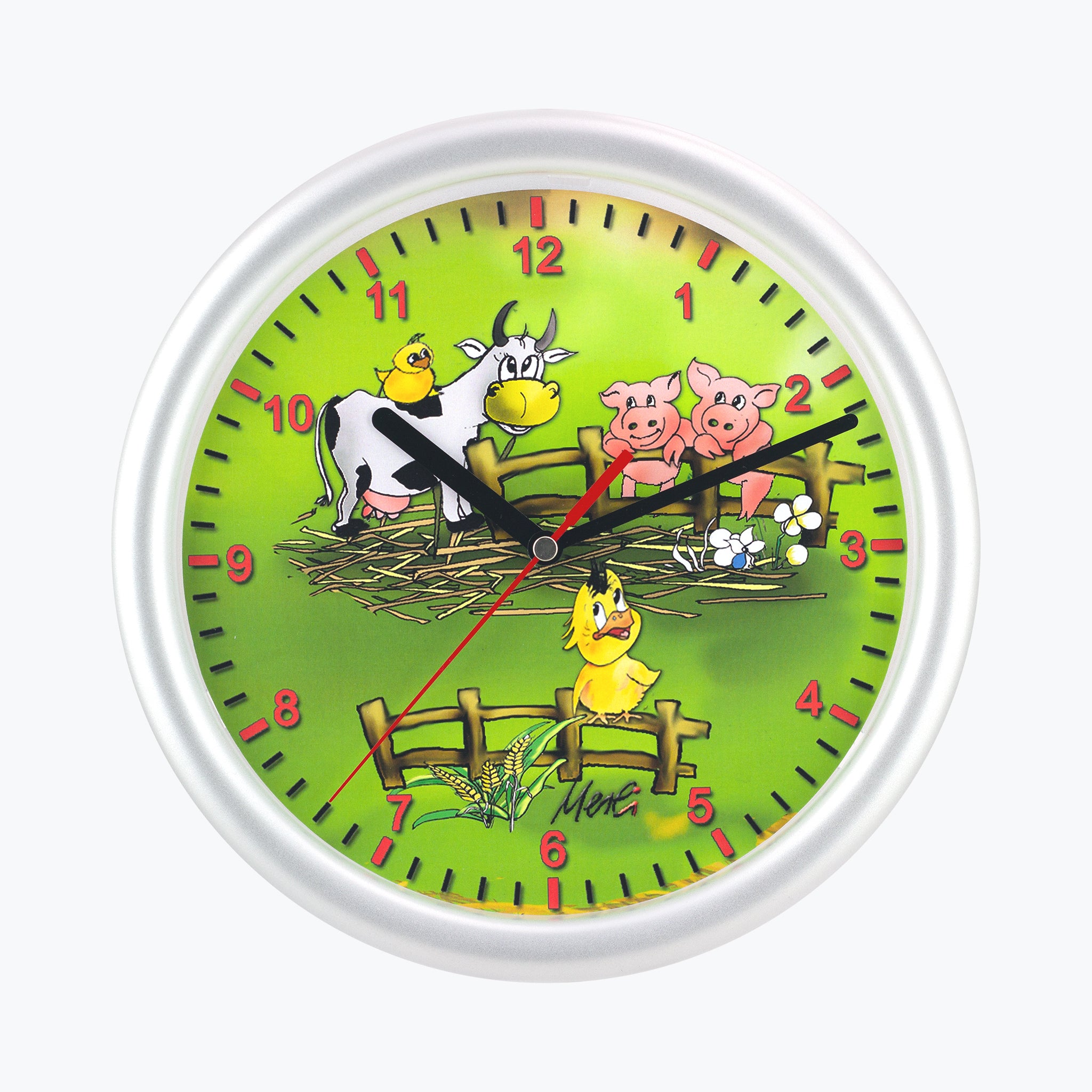 Kinder-Quarzwanduhr 80053, ⌀ 25 cm