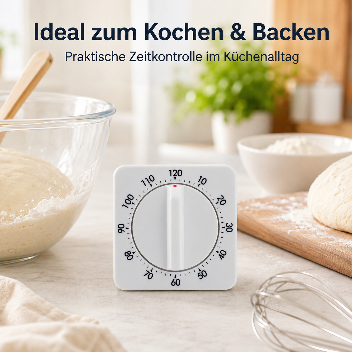 Eurotime Kurzzeitmesser 13610, Weiß