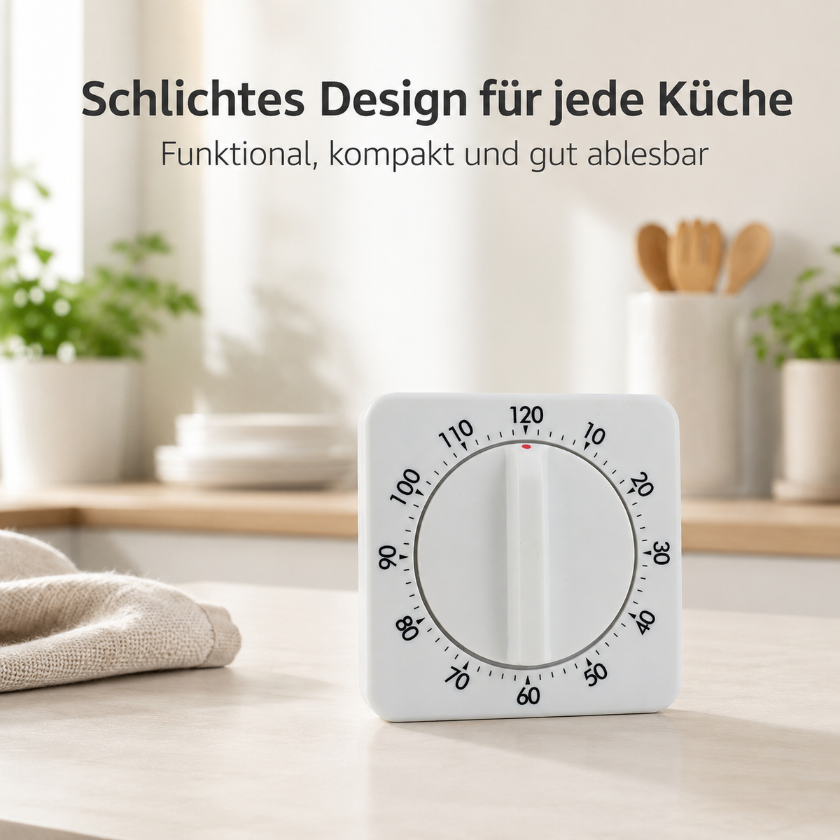 Eurotime Kurzzeitmesser 13610, Weiß