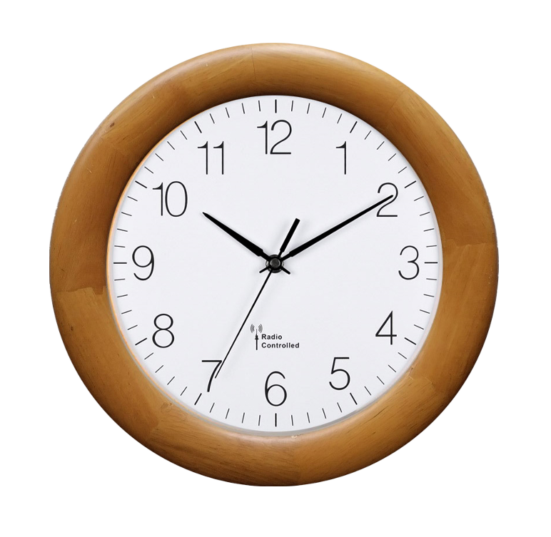 Funkwanduhr 58024,58025, ⌀ 30 cm,