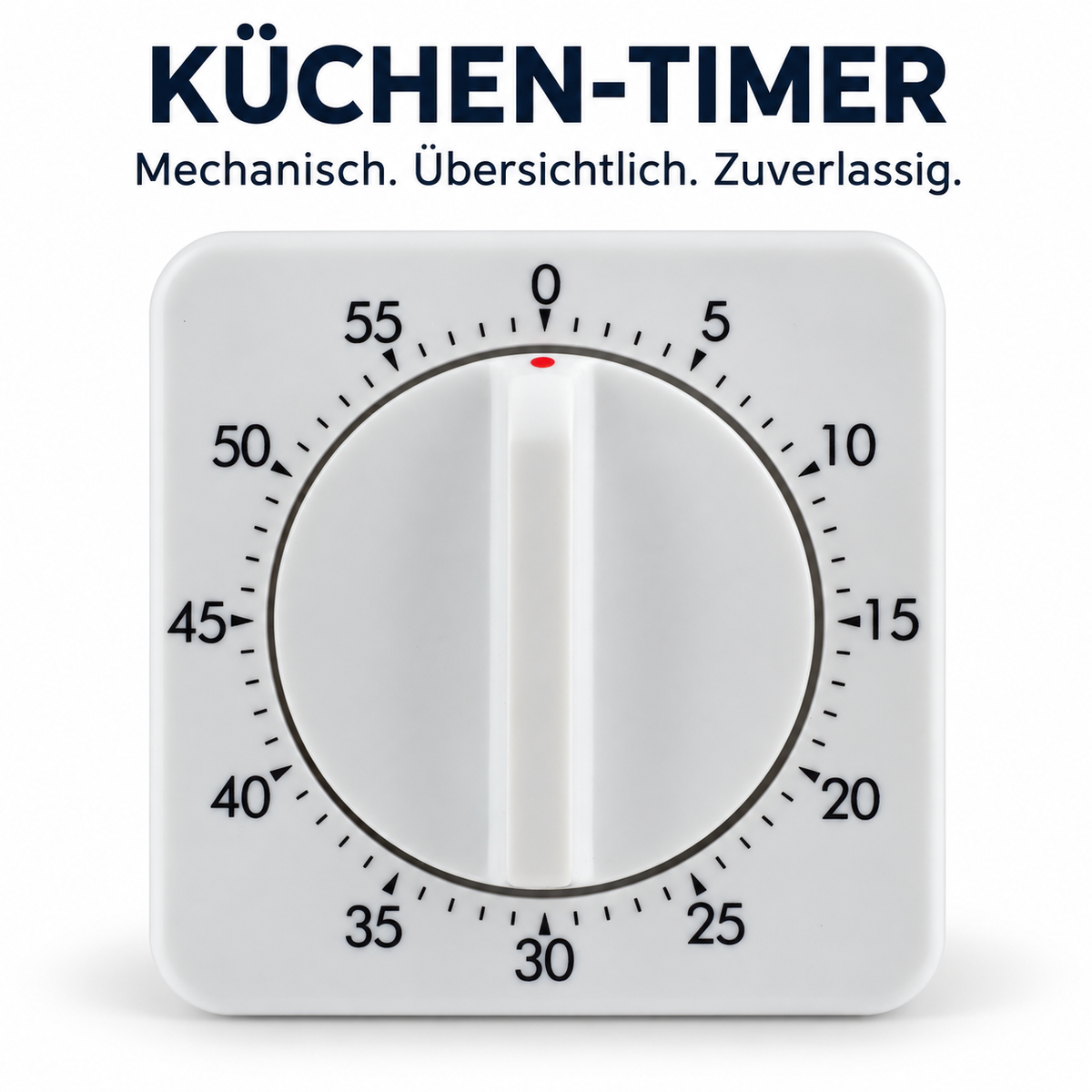 Eurotime Kurzzeitmesser 13600, Weiß/Gelb