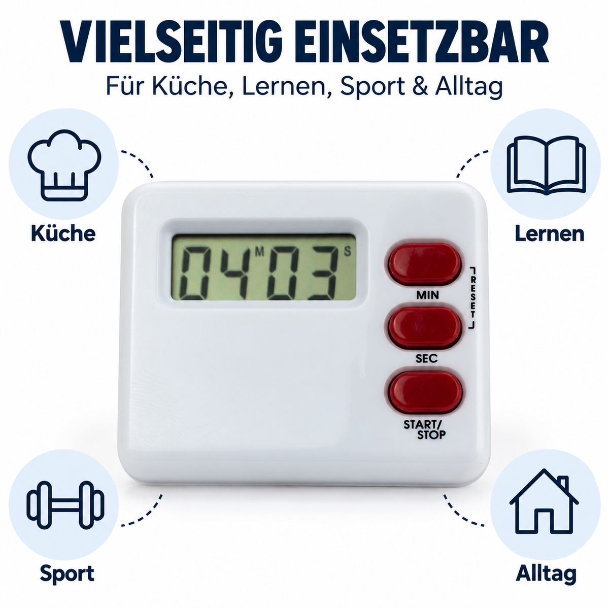 Eurotime Timer 10102, Weiß