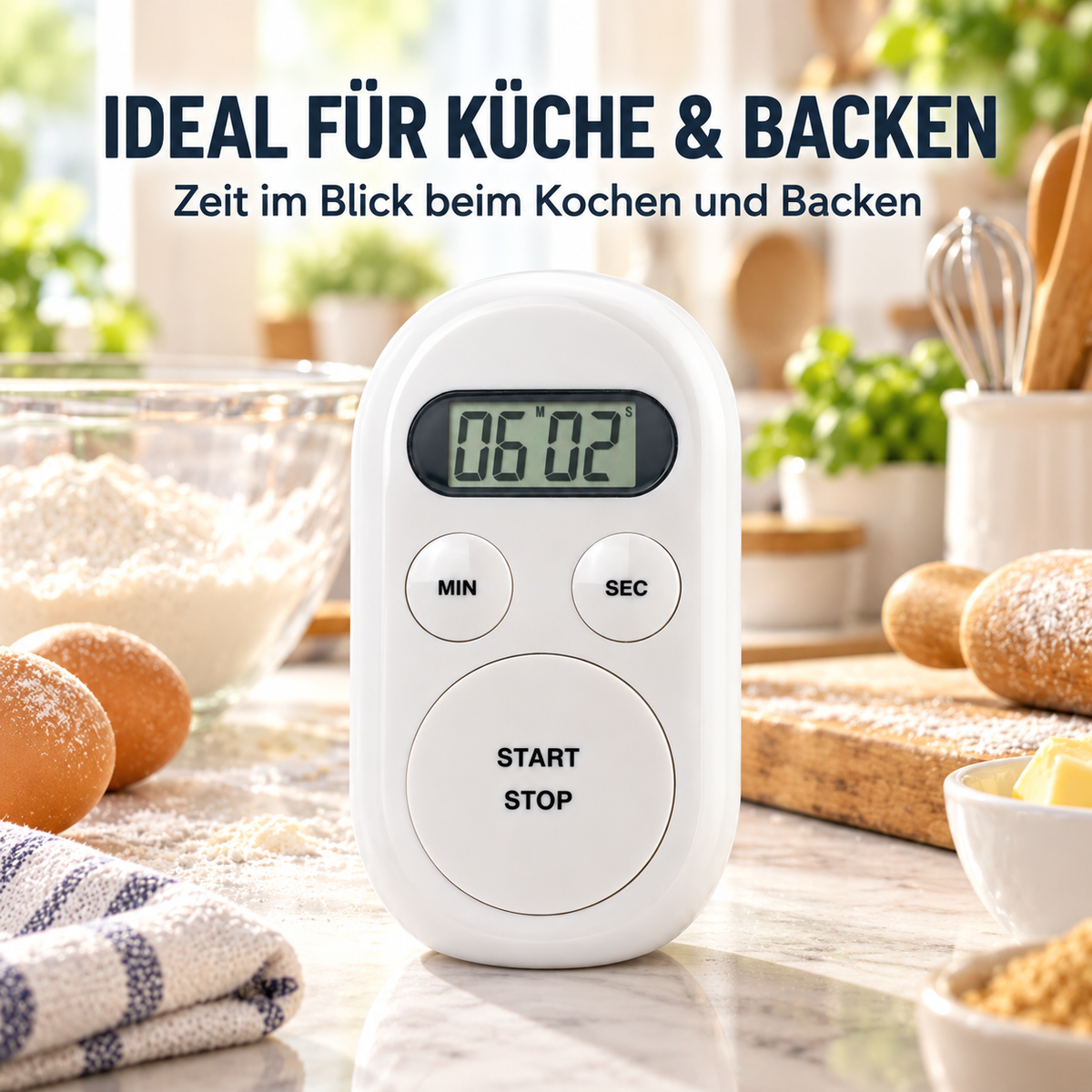 Eurotime Timer 11080, Weiß