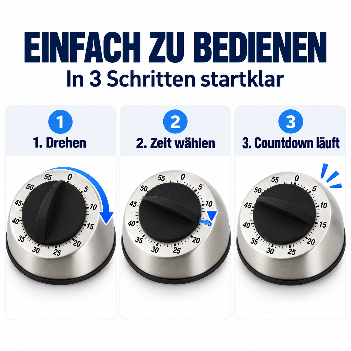 Eurotime Timer 13906, Silber